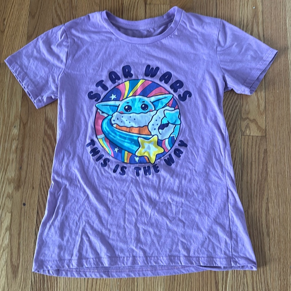Star Wars Purple Baby Yoda Top